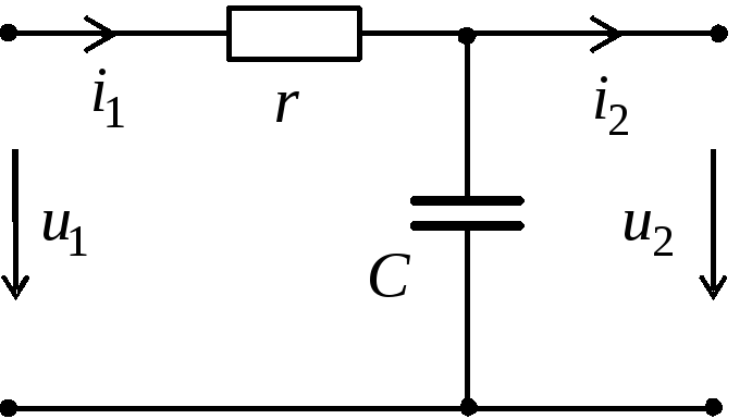 Интегрирующая RC цепь
