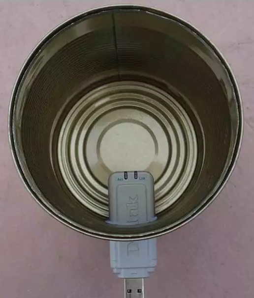 Баночная антенна с модемом 